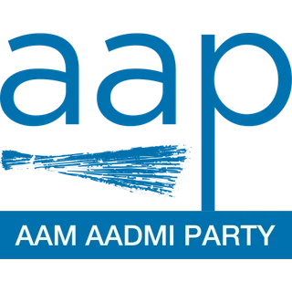 Logo of Aam Aadmi Party.