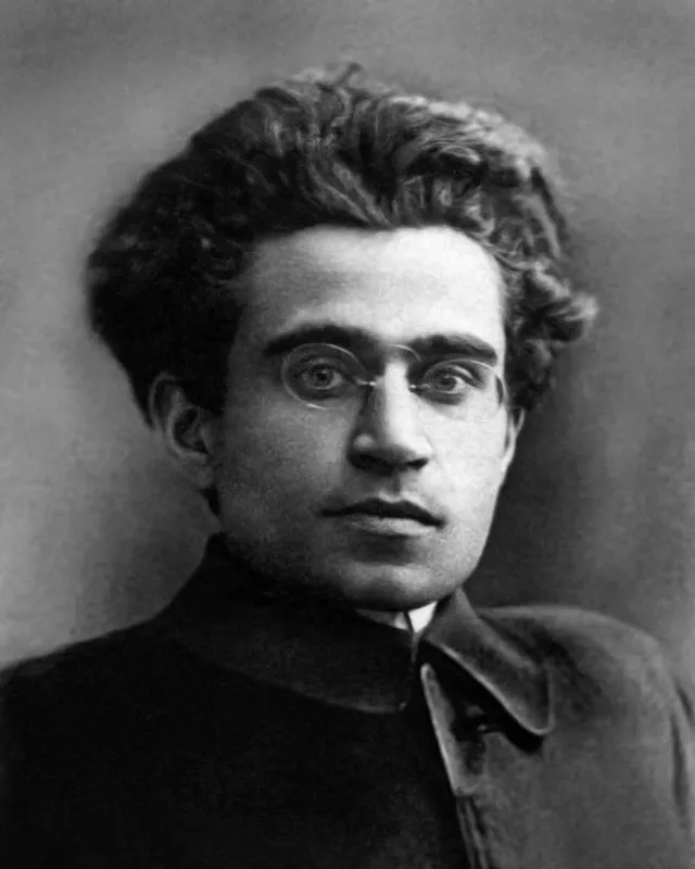 Photographic portrait of Antonio Gramsci as a young man.