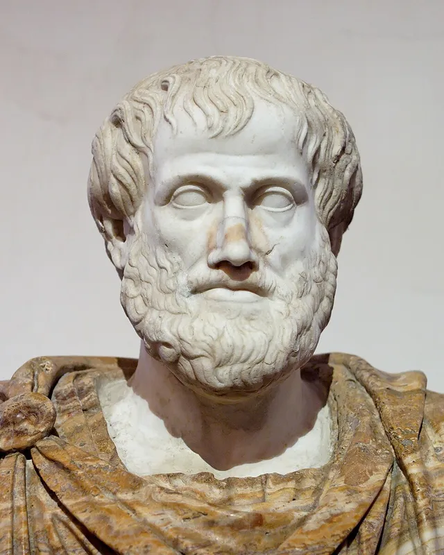 Marble bust of Aristotle, Roman copy after a Greek original.
