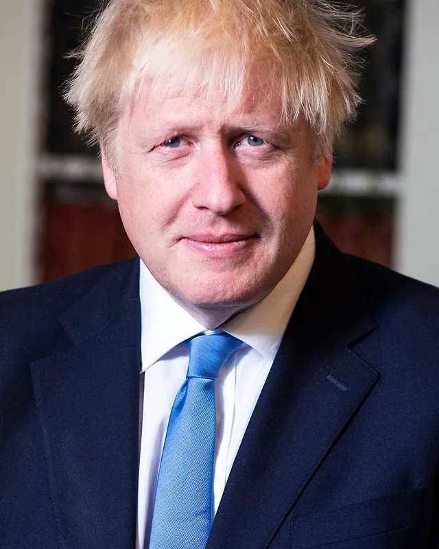 Official portrait of Boris Johnson.