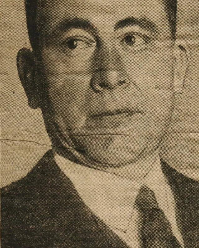 Newspaper photograph of Carl Schmitt, 1929.