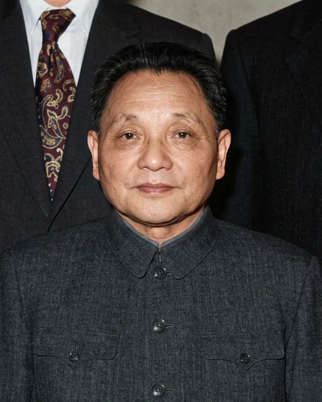 Portrait photograph of Deng Xiaoping.