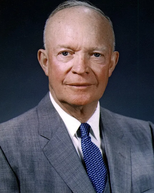 Official photographic portrait of President Dwight D. Eisenhower, 1959.