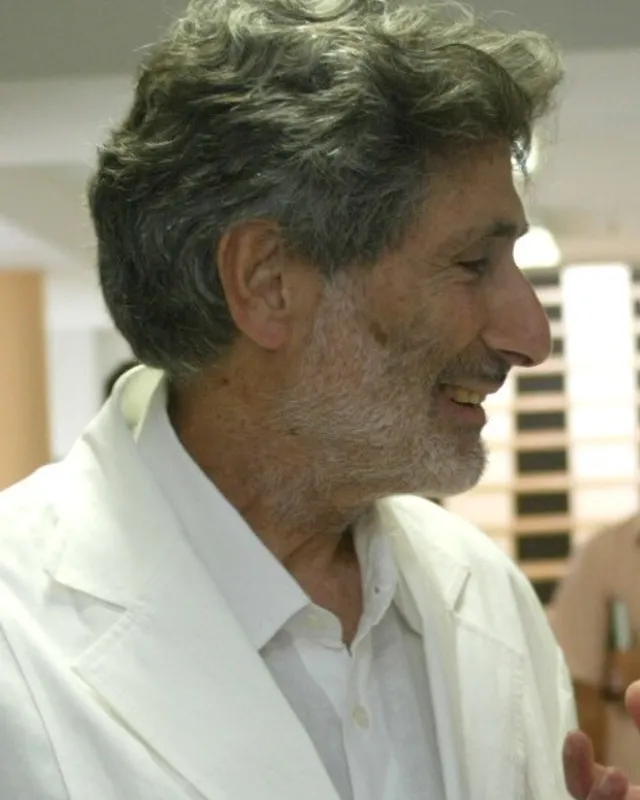 Photograph of Edward Said in Seville, 2002.