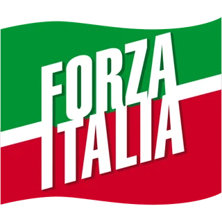 Logo of Forza Italia.