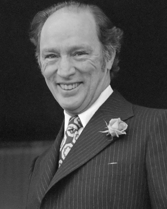 Photographic portrait of Pierre Trudeau, 1975.