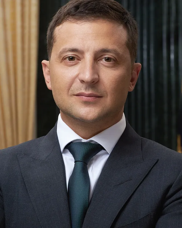 Official portrait photograph of Volodymyr Zelenskyy.